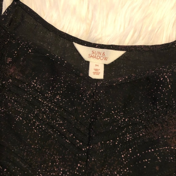 2[Sun & Shadow] Asymmetrical black cami. - Picture 5 of 6